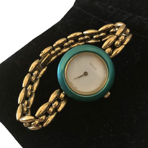 women gucci vintage watch|vintage gucci watch women's interchangeable.